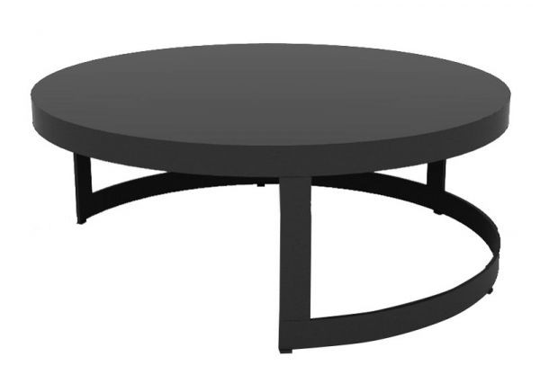 Jati & Kebon Burford Tisch ø 77 cm, Höhe 34,5 cm eisengrau