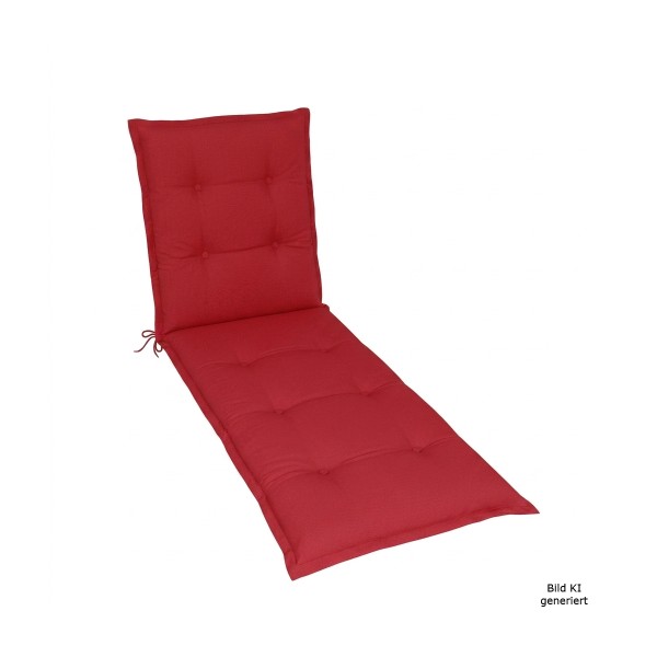 KETTtex Kissen Florence marsala 200x60x8 cm für Liege