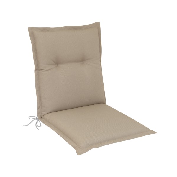 KETTtex Kissen Florence champagner 110x50x8 cm für Stapelsessel (Mittellehner, Niederlehner)