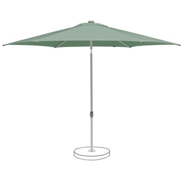 Suncomfort by Glatz Pop Up Schirm, ø 250 cm, Bezug Frost Green 023