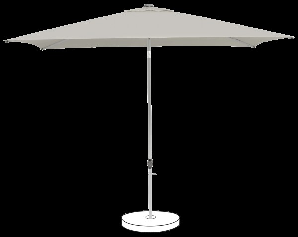Suncomfort by Glatz Pop Up Schirm, 250x200 cm, Farbe light grey