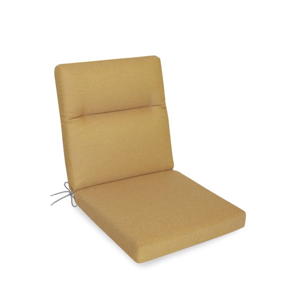 KETTtex Kissen Florida gelb 110x50x8 cm für Stapelsessel (Mittellehner, Niederlehner)
