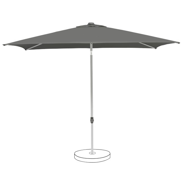 Suncomfort by Glatz Pop Up Schirm, 250x200 cm, Bezug Stone Grey 057