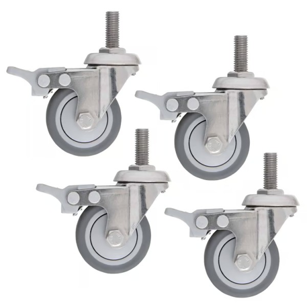 Doppler Räderset für Life Granitsockel 25 kg / 30 kg / 45 kg