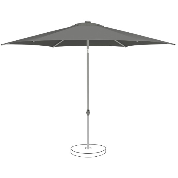 Suncomfort by Glatz Pop Up Schirm, ø 300 cm, Bezug Stone Grey 057
