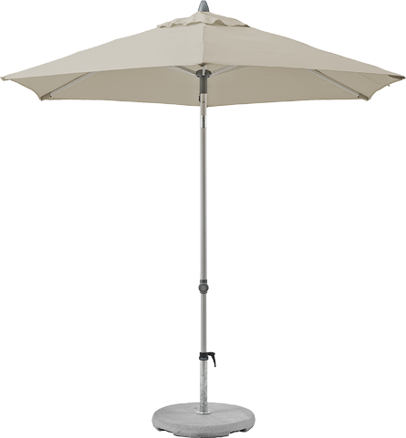Glatz Push-up Schirm, 250 cm, Farbe off-grey
