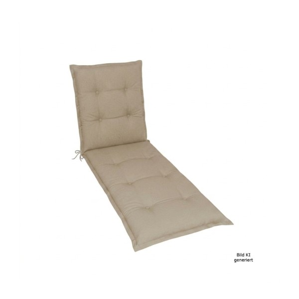 KETTtex Kissen Florence champagner 200x60x8 cm für Liege