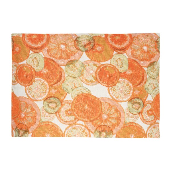 PAD FRUITS Tisch-Set orange, 48x34 cm